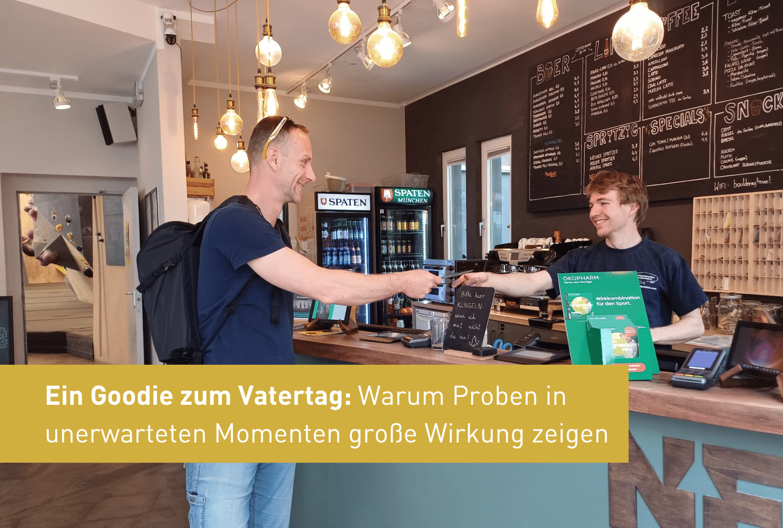 Ein Goodie zum Vatertag: Warum Proben in unerwarteten Momenten große Wirkung zeigen