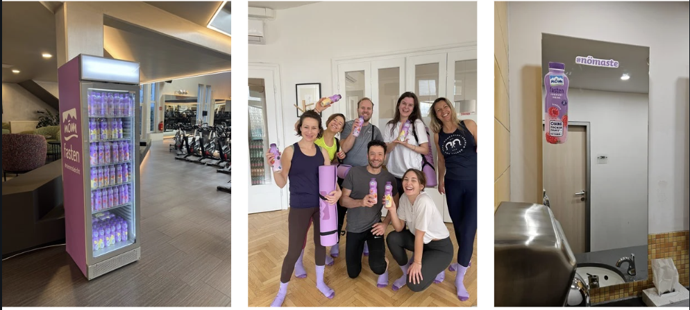 NÖM Fasten: Wie Touchpoint-Sampling mit Yoga Socken und Matten zum Markenmoment wird