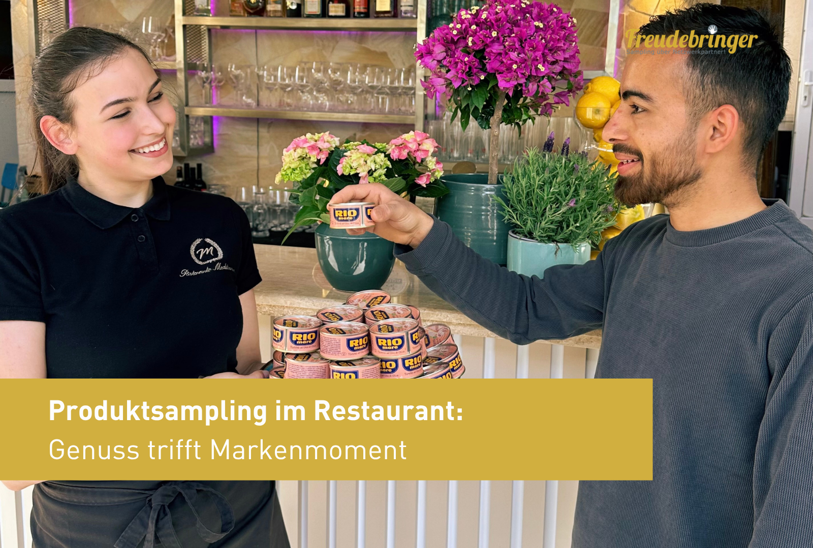 Produktsampling im Restaurant als Touchpoint: Genuss trifft Markenmoment
